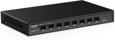 Ethernet Switch - Netwerk Switch SFP+ Switch - Netwerk Uitbreiding - 10Gbps SFP+ Poorten - 8 Haven - Zwart