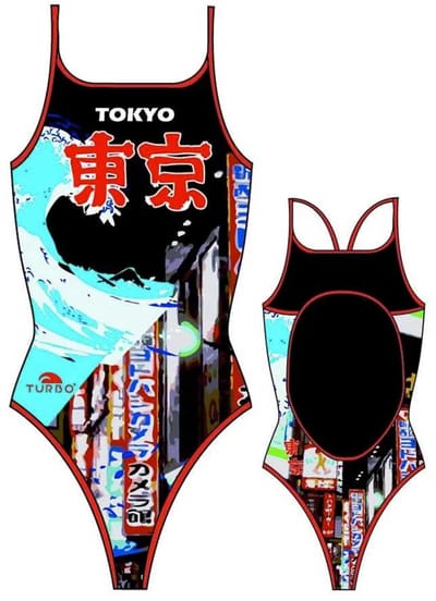 Turbo Tokyo Zwemkleding Veelkleurig 3XL Vrouw