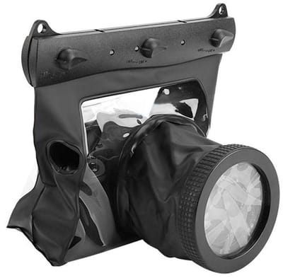 Waterdichte Dving Case Bag Camera - Duiken Case Verzegeld tegen Vocht - DSLR tot 20M - Zwart .