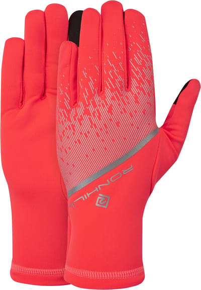 Ronhill | Reflect Glove | Hardloophandschoenen | Hot Coral/Reflect | M
