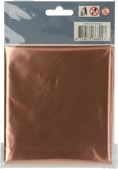 Folat - Folieballon Rond Rosegold - 45 cm