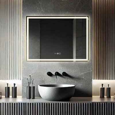Lumoire® Spiegel Met Verlichting - 80 x 60 CM - Badkamerspiegel - Badkamer Spiegel
