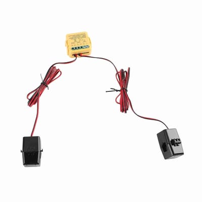 Energiemeter Stroomtransformator - KWh Monitor - Elektriciteitsveiligheid Huis - App Bediening - 0-80A - Veelkleurig
