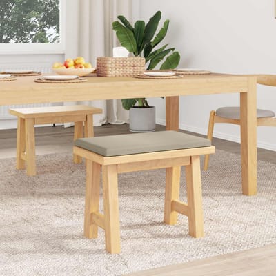 vidaXL - Bankkussen - Textured - Velvet - Zand - Diepte - 35 - cm