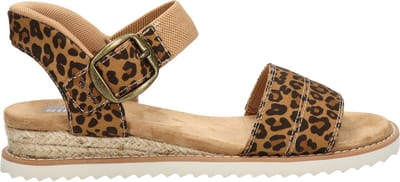 Bobs Hands Free Slip-In Desert Kiss dames sandaal - Leopard - Maat 36
