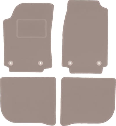 Beige veloursmatten voor: Audi 100 C4 avant, stationwagen, sedan (1991-1994)