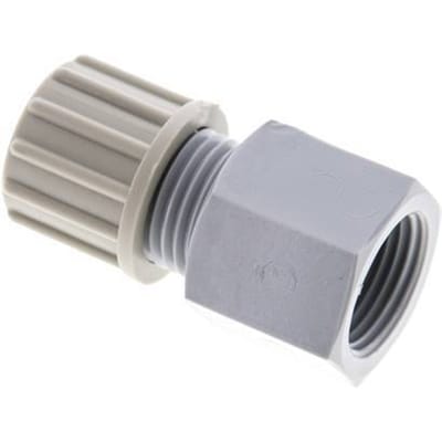 10x8mm & G3/8'' PA Rechte Knelfitting Binnendraad 10bar