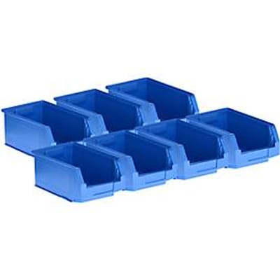 Magazijnbak LF 321 SSI Schäfer - polypropeen - L 350 x B 220 x H 145 mm - 7,5 l - blauw - voordeelset: 7 stuks