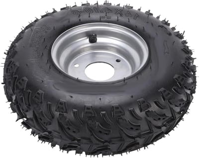 Velg Bandmontage - Terrein Band - Offroad Rijden - Duurzame Rubber Constructie - 14x4.10-6 Inch - Zwart
