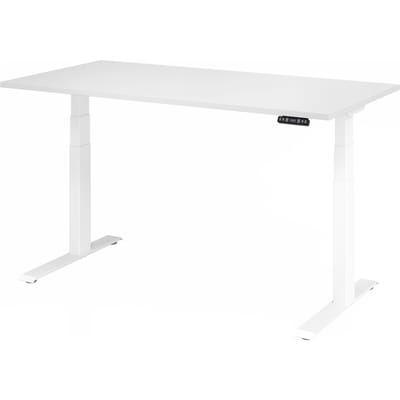 XDKB 16 W | Bureau - Wit 160 x 80 Tafelhoogte I Elektrisch in hoogte verstelbaar