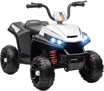 AIYAPLAY Elektrische kinderauto Kunststof, Metaal 85L x 55,5B x 62H cm Wit