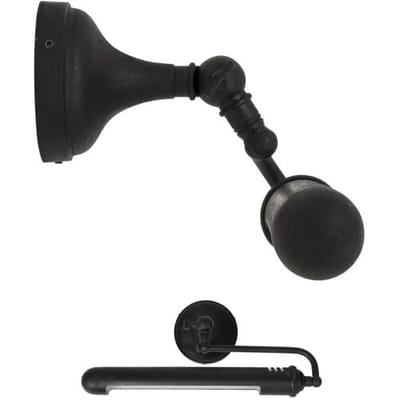 KS Verlichting Muurlamp Cabot Small Antiek Zwart