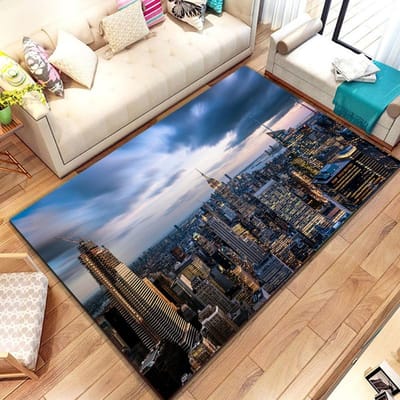 New York City Street View Tapijt voor Keuken Badkamer Antislip Mat Balkon Kinder Slaapkamer Woonkamer Decor Vloeroppervlak Matten 40x60cm