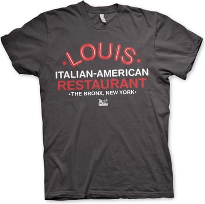 The Godfather Louis Restaurant T-shirt donkergrijs