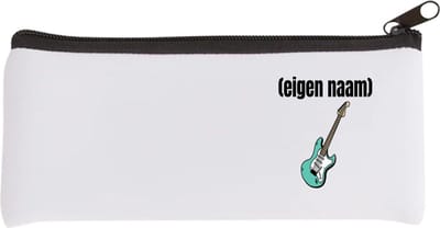 Akyol - blauwe elektrische gitaar met eigen naam Etui - Gitaar - muziek liefhebbers - gitaristen - gitaarliefhebbers - verjaardag - cadeau - kado - 20 bij 9 cm