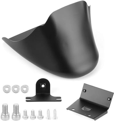 Voorkant Spoiler en Onderste Behuizing voor Sportster Iron XL 883 en XL1200 - Verbeter Aerodynamica en Stijl