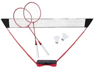 Complete Badmintonset voor 2 Personen - Inclusief Rackets, Shuttles en Tas - Perfect voor Buiten Spelen