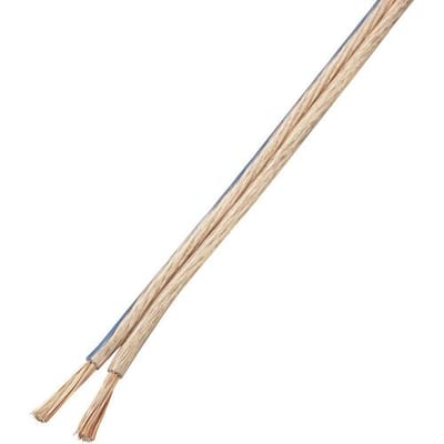 TRU COMPONENTS 1571459 Luidsprekerkabel 2 x 4 mm² Transparant 10 m