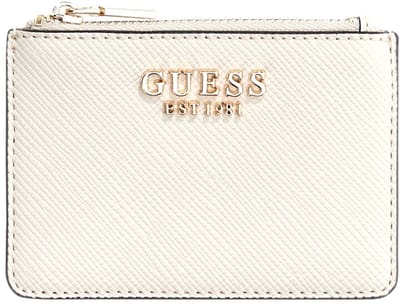 GUESS kaarthouder Laurel II SLG Card Case Bone crème