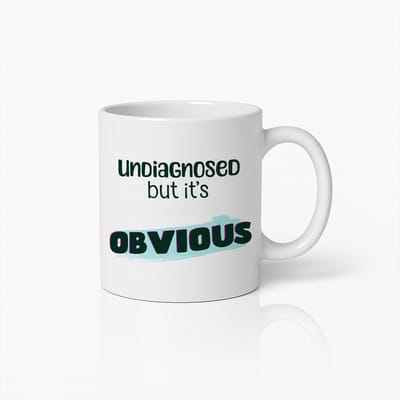 Ongeïdentificeerd Maar Het Is Duidelijk Grappige Quote Mok 330 ml – Unieke Keramische Koffiebeker – Humoristisch Cadeau Idee – Duurzaam en Stijlvol