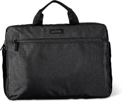 Laptoptas 15,6 inch met buitenvak in zwart