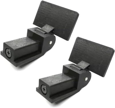 Draaier Scharnierhoes - Arm Reparatie - Platenspeler Onderhoud - Brede Compatibiliteit - 2 Stuks - Zwart