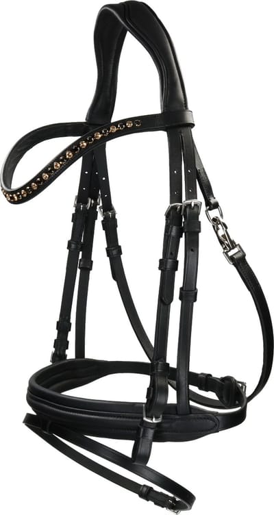 Horsegear Hoofdstel Horsegear Hglembut Soft Zwart