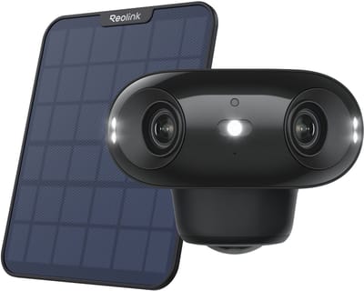 Reolink Argus 4 Pro - 4K Draadloze Batterij-buitencamera - 180° Zicht - ColorX Nachtzicht - Met Zonnepaneel 2 - Zwart