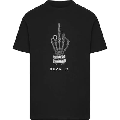 Mister Tee - Skull Hand F*ck It Heren Tshirt - XS - Zwart