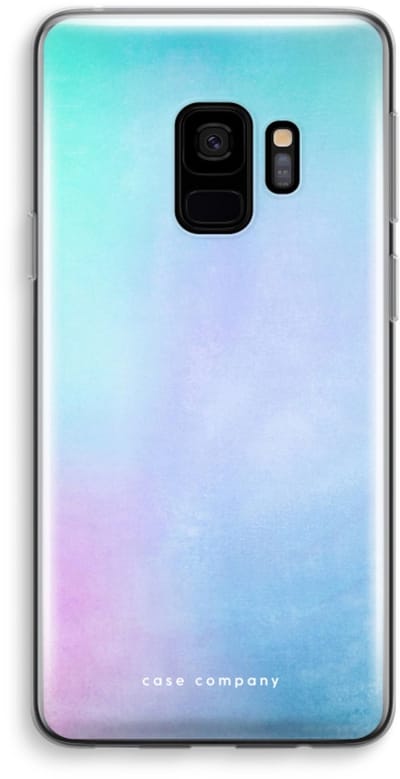 Hoesje geschikt voor Samsung Galaxy S9 hoesje - Mist pastel - Soft Cover Telefoonhoesje - Bescherming aan alle Kanten en Schermrand