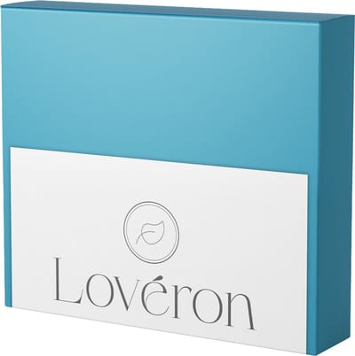 Lovéron kussensloop - Katoen - 2 stuks - 60x70 cm - Turquoise