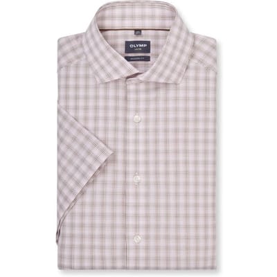 OLYMP Luxor Overhemd, Modern Fit, Royal Kent, Lichtroze