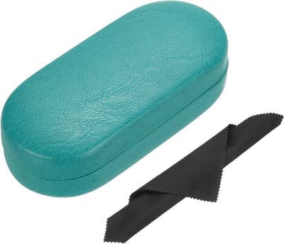 Hard Shell Bril Etui van PU Leer, Grote Beschermende Zonnebril Organizer voor Dames en Heren, Ideaal voor Reizen en Opbergen