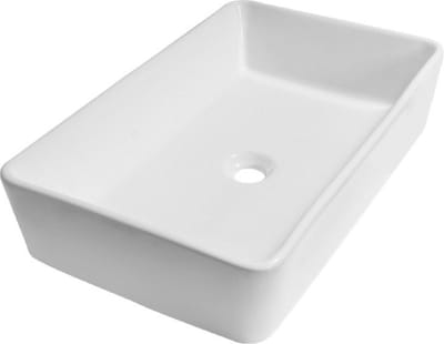 Saniclass San José Waskom opbouw - 60x37x13cm - zonder overloop - rechthoek - keramiek - glanzend wit
