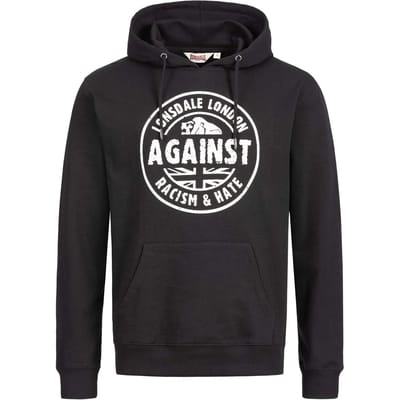 Lonsdale London Linford Heren Trui met capuchon - zwart - L