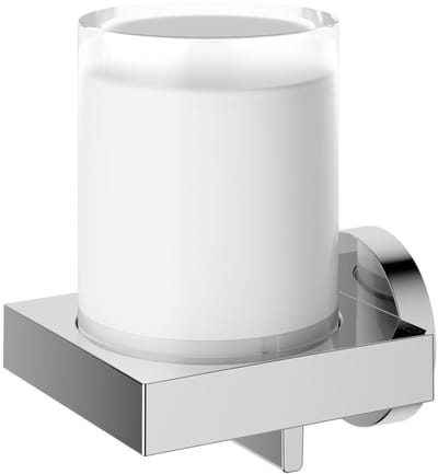 KEUCO Edition 90 Zeepdispenser 180 ml – verchroomd metaal – navulbaar – zonder boren – wandmontage