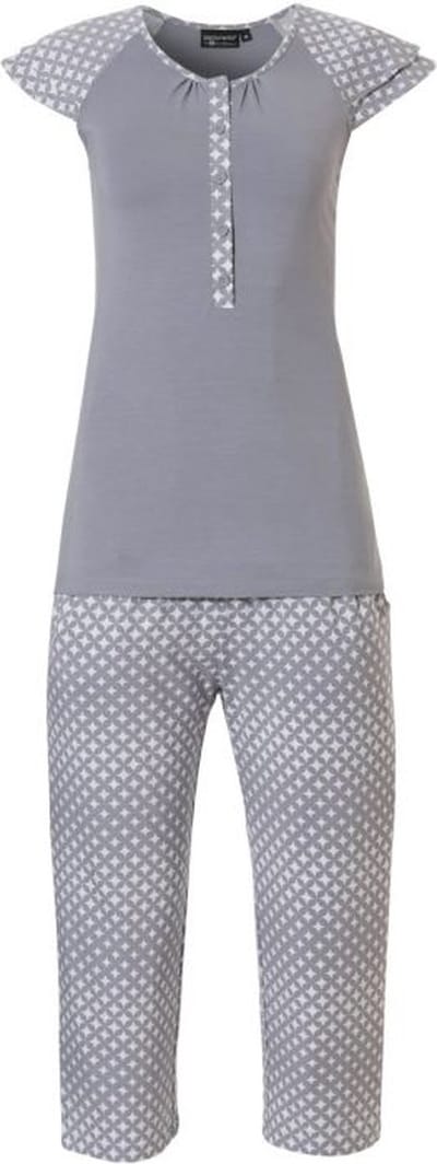 Grijze zomer pyjama Pastunette - Grijs - Maat - 38