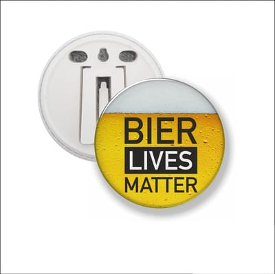 Button Met Clip 58 MM - Bier Lives Matter