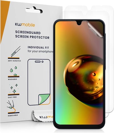 kwmobile 3x screenprotectors geschikt voor Samsung Galaxy A16 5G - beschermende folie voor smartphone