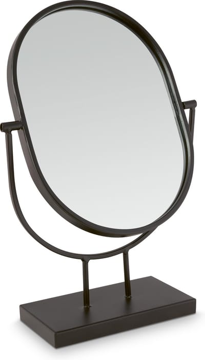 vtwonen - Basic - Spiegel - Zwart - Metaal - 20,5x8x32cm