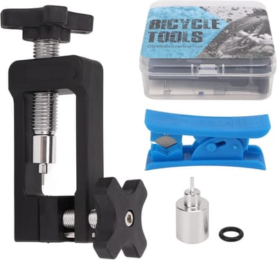 Allecto - Remslanggereedschap - Fiets - Nylon - Hydraulische remleiding snijder - Mountainbike - Olie-naaldinvoer - Geschikt voor alle fietsen -