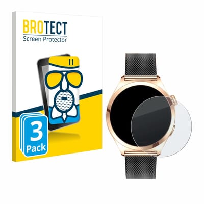 BROTECT - Screenprotector voor Niolina Smartwatch 1.27" - Folie Beschermfolie Beschermglas matte 3 Stuks