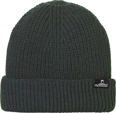 NOMAD® Turoa Muts Heren | One Size | Groen | Rib-gebreid | Wolmix