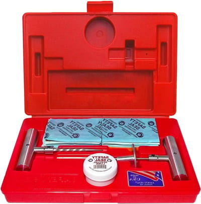 Banden reparatie kit - Zegel gereedschap - Tubeless banden herstellen - Professionele set - 60 snaren - Metaal