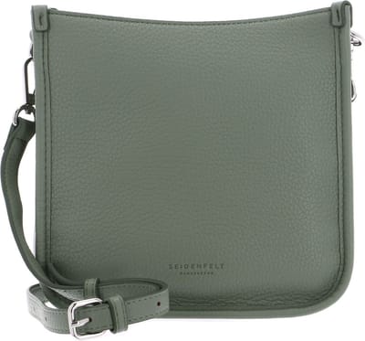 SEIDENFELT MANUFAKTUR Schoudertas Dale Crossbody Hobo Bag Frosty Green Groene