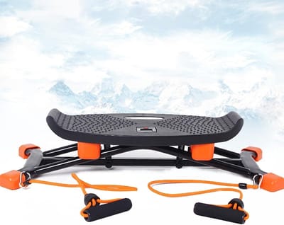 Indoor Ski Trainer - Balansbord Stepper - Fitness Training - Met Weerstandsbanden - 100KG Draagvermogen - Niet gespecificeerd
