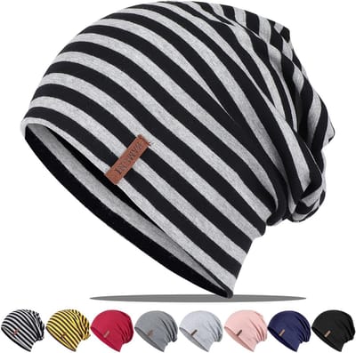 Unisex Slouch Beanie Muts - Zachte en Ademende Jersey Chemo Muts voor Alle Seizoenen