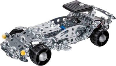 Eitech® Bouwdoos – Speed Racer Model 1 – 260-delig – Metalen Bouwpakket met Gereedschap – Constructiespeelgoed – Vanaf 8 Jaar