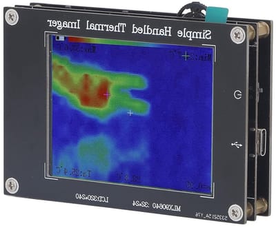 Thermische Camera met 240 x 320 IR Resolutie, 3.2 Inch LCD Scherm en Infrarood Temperatuursensor voor Draagbare Warmte Detectie