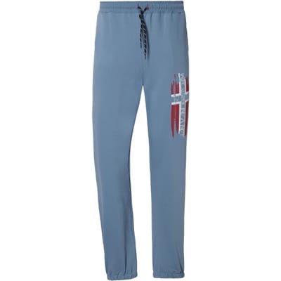 Jan Vanderstorm herren Joggingbroek - 56/58 - blauw - Plus Size